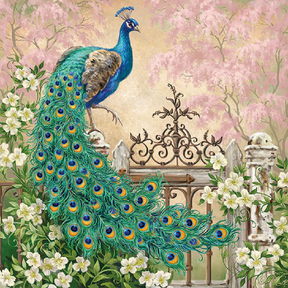 Guardanapo Noble Peacock 33x33
