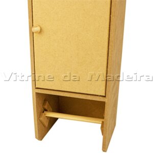 Porta Papel Higienico Com Porta 16,5x13x37