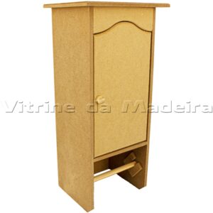 Porta Papel Higienico Com Porta 16,5x13x37 C4