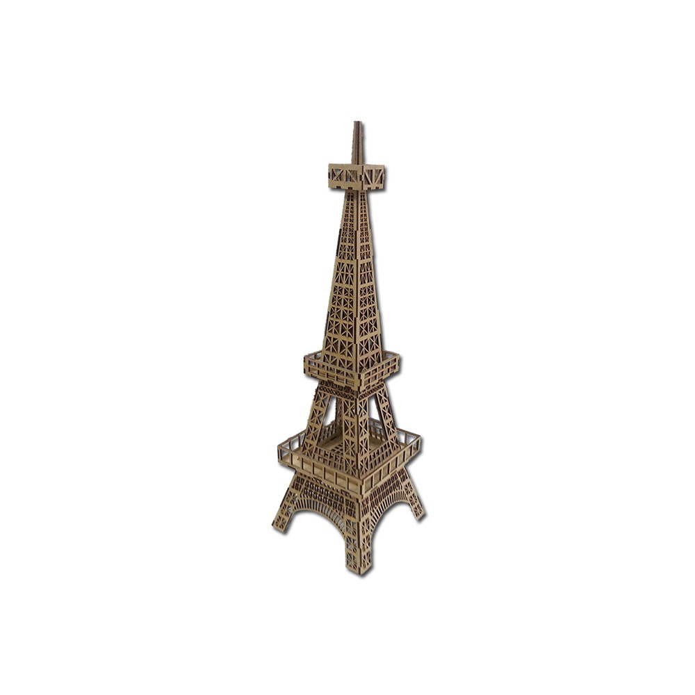 Miniatura Laser Torre Eiffel Média 17x17x58 Cm