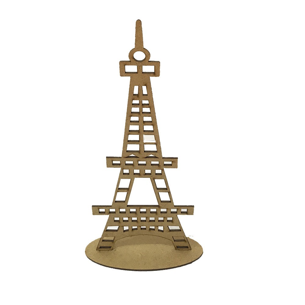 Miniatura Laser Torre Eiffel Na Base 13x5,5x25 Cm