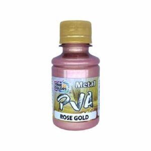 True Colors Tinta Pva Fosco Cores Metal 100ml - Rose Gold