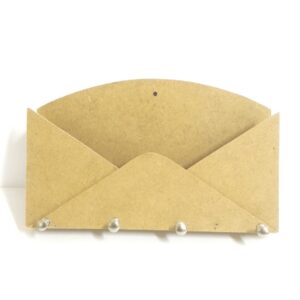 Porta Cartas E Chaves Envelope 24x5x14,5 Cm