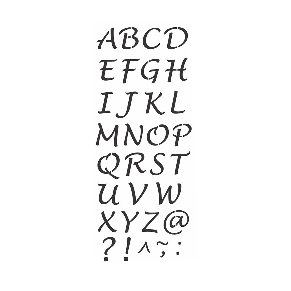 Stencil 17x42 Alfabeto Maiusculo