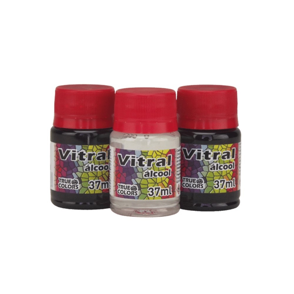 Tinta Vitral True Colors 37ml - Preto