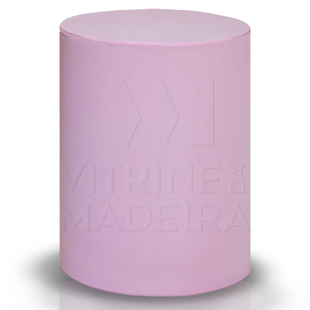 Capa Tecido Cilindro Medio Rosa Claro 44×58