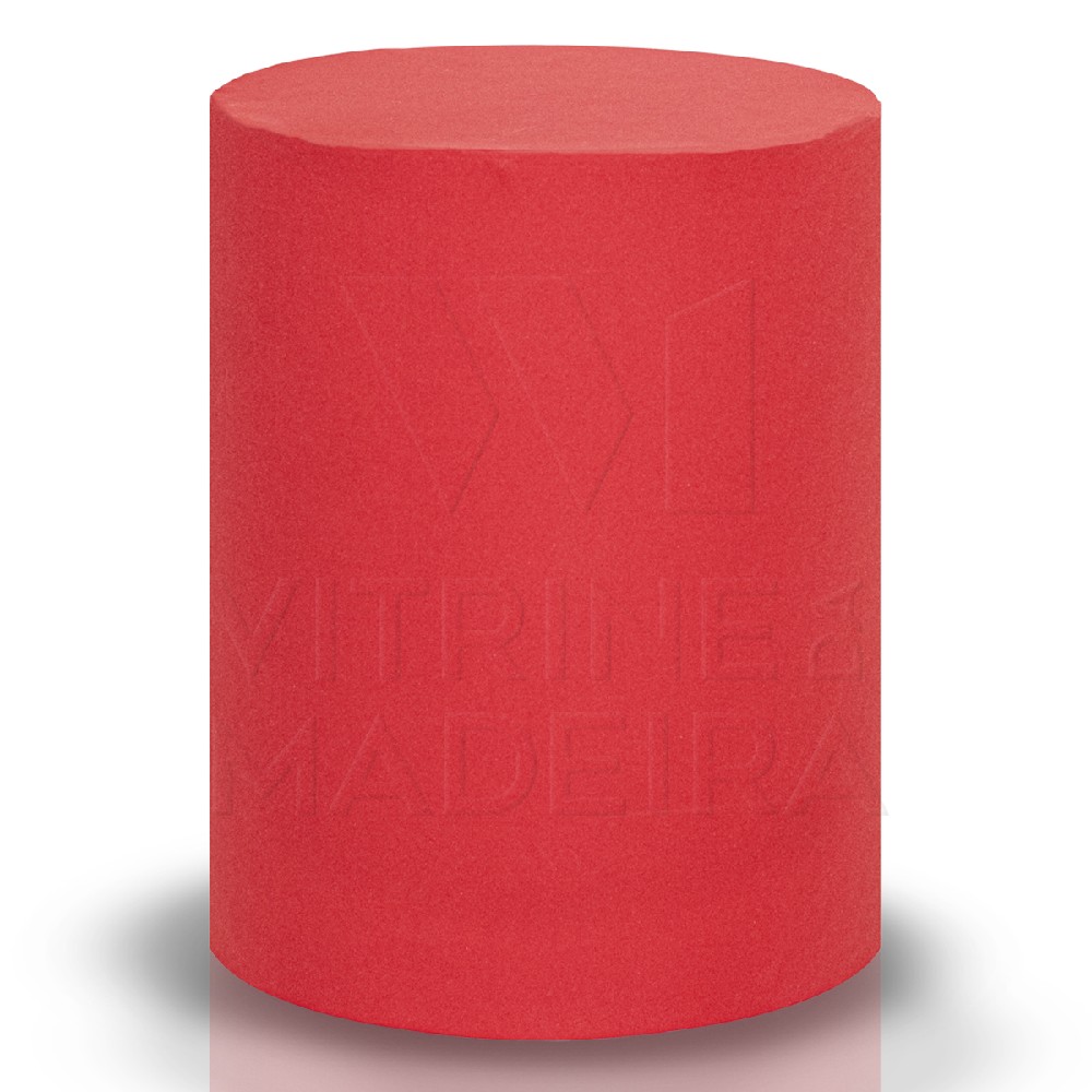 Capa Tecido Cilindro Medio Vermelho 44×58