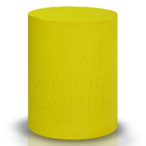 Capa Tecido Cilindro Pequeno Amarelo Gema 38×45